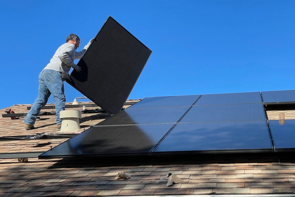 Solar panels and adding greener features are a property trend in 2022