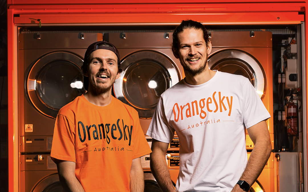 Orange Sky cofounders Nic and Lucas